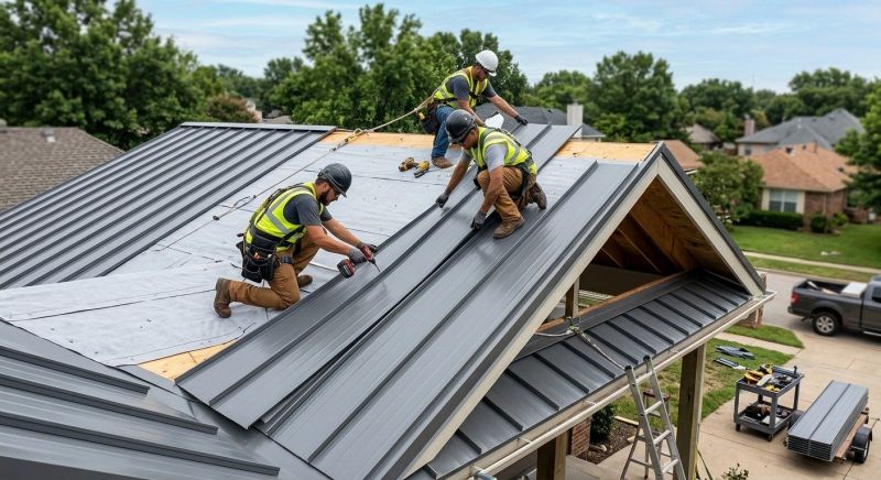 Aluminum Roof Installation in Lake County, OH
