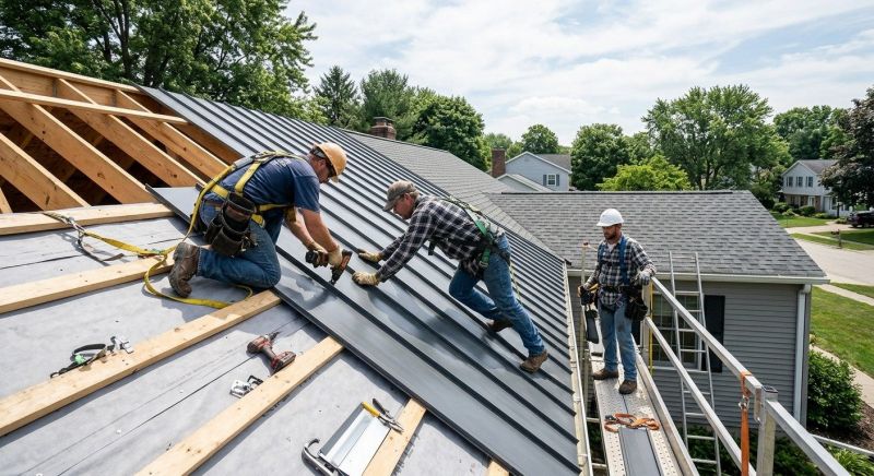 Aluminum Roof Installation in Perry, OH