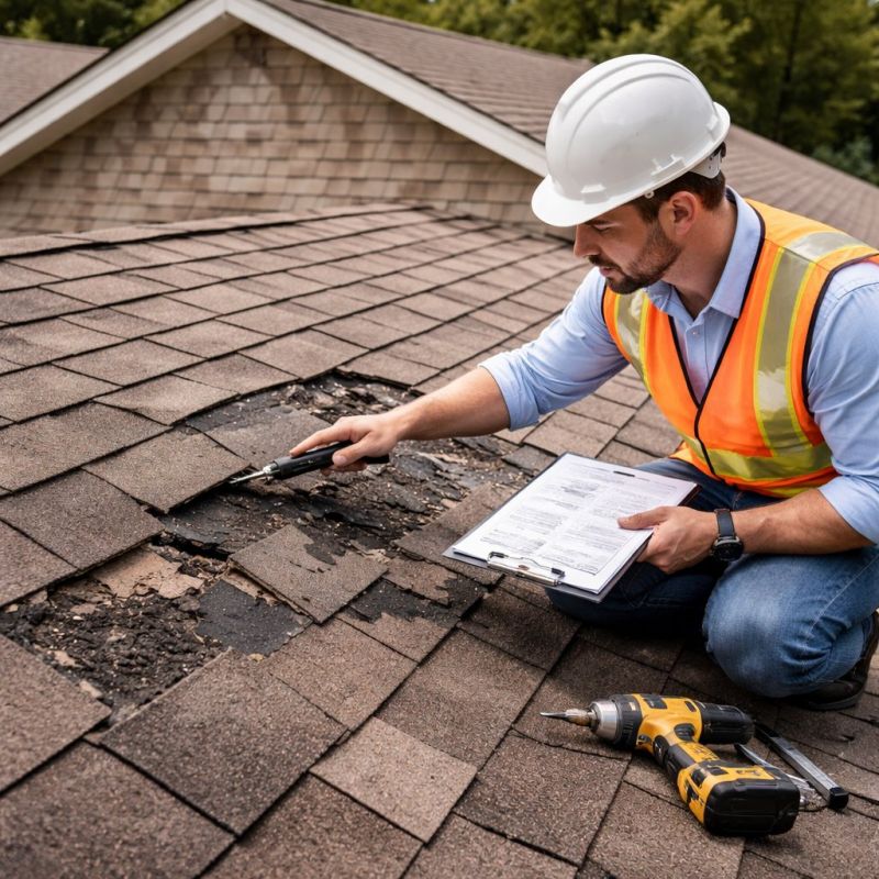 Asphalt Roof Inspection in Madison, OH
