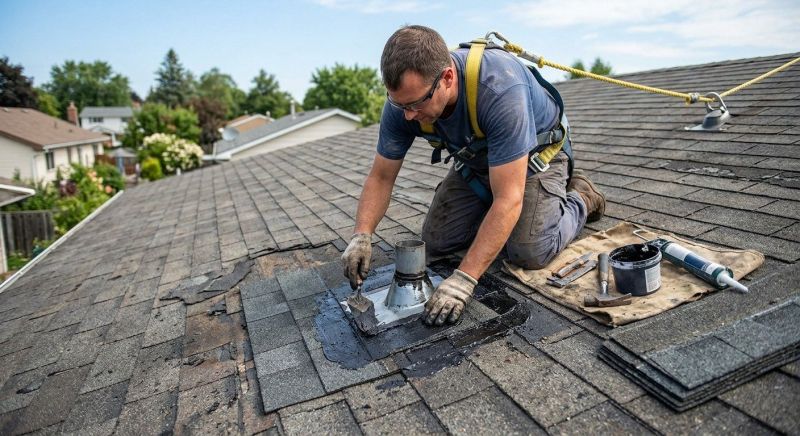Asphalt Roof Leak Repair in Cleveland, OH