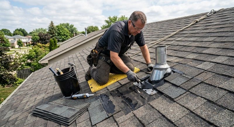 Asphalt Roof Leak Repair in Madison, OH
