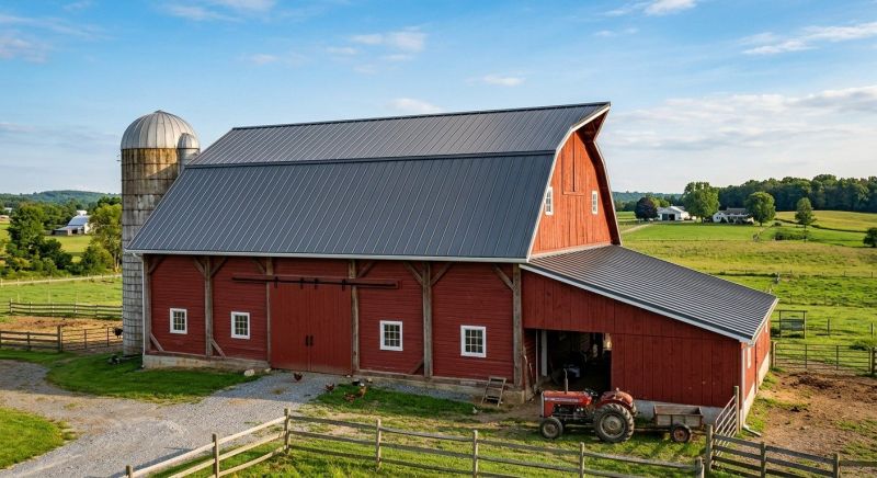 Barn Roof Replacement in Bedford, OH