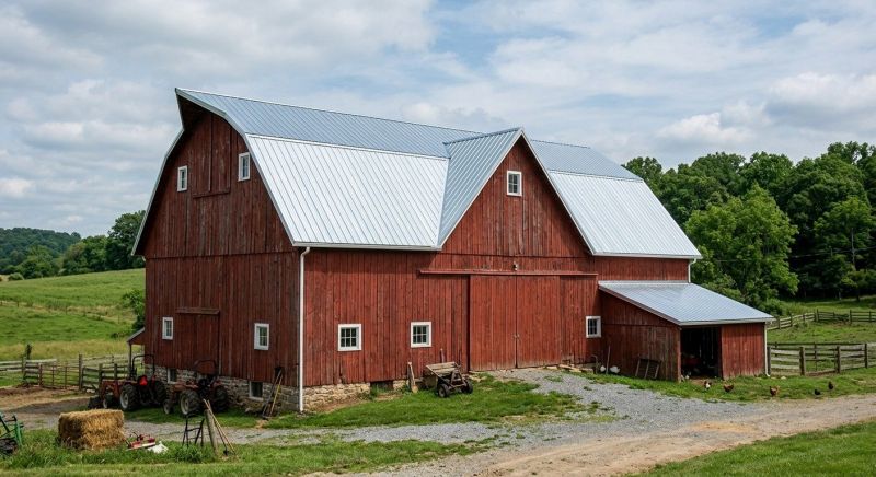 Barn Roof Replacement in Lake County, OH