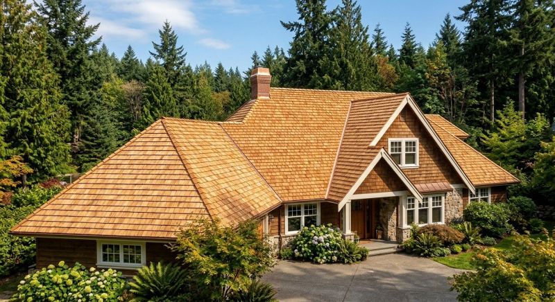 Cedar Roof Construction in Lake County, OH