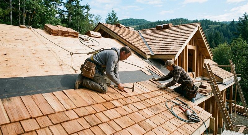 Cedar Roof Installation in Geauga County, OH