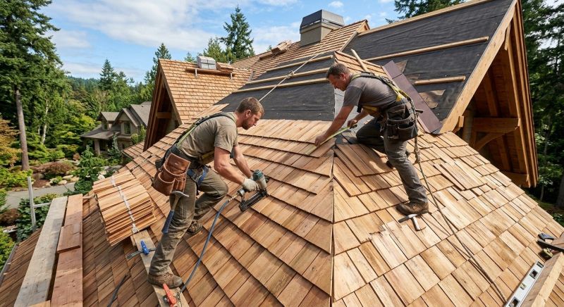 Cedar Roof Installation in Geneva, OH
