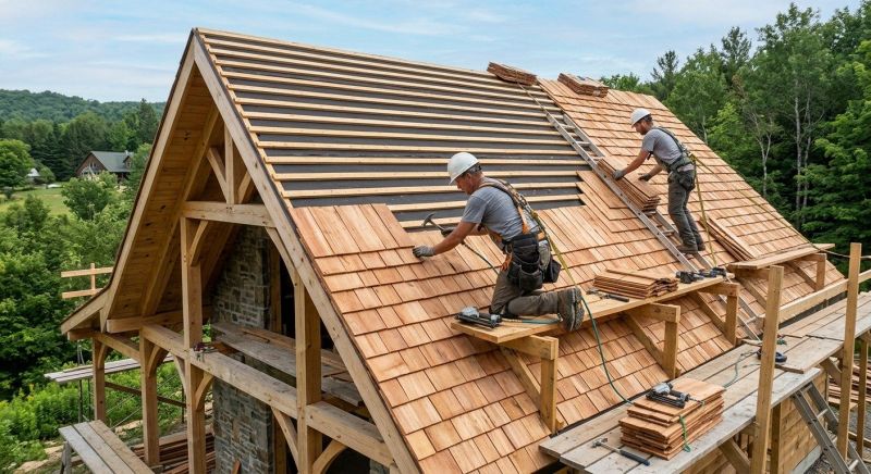 Cedar Roof Installation in Solon, OH