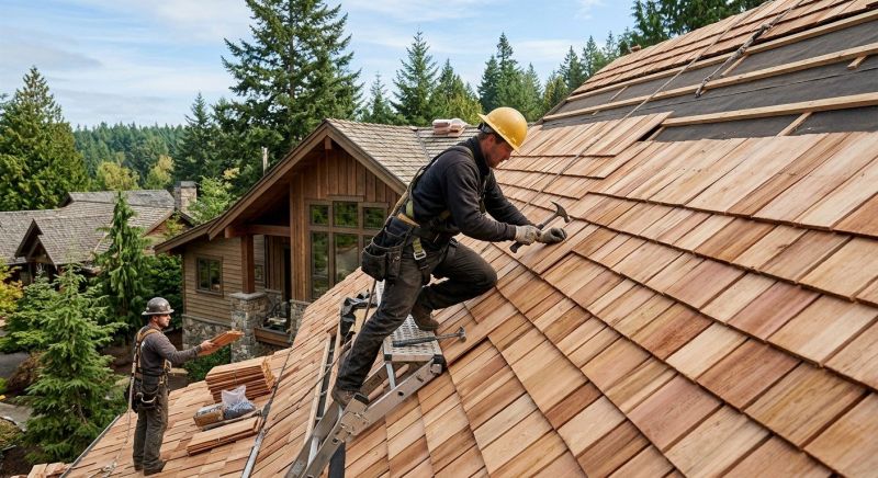 Cedar Roof Installation in Willoughby, OH