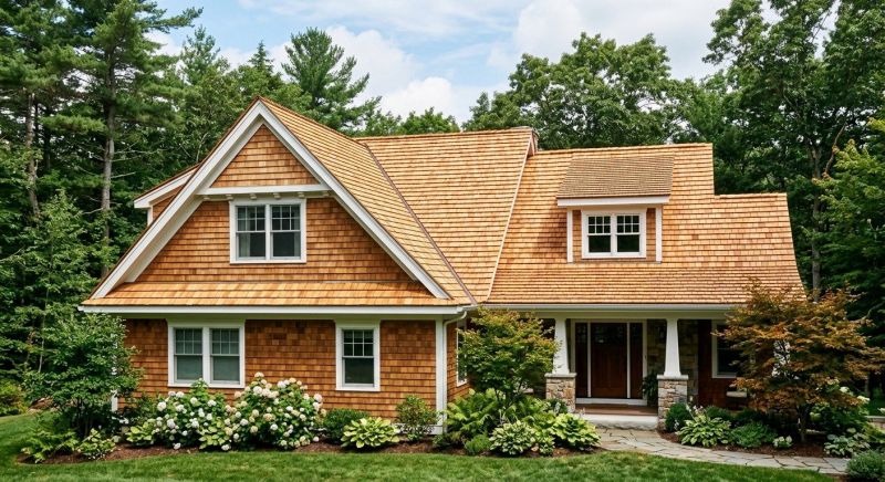 Cedar Shake Roof Construction in Montville, OH