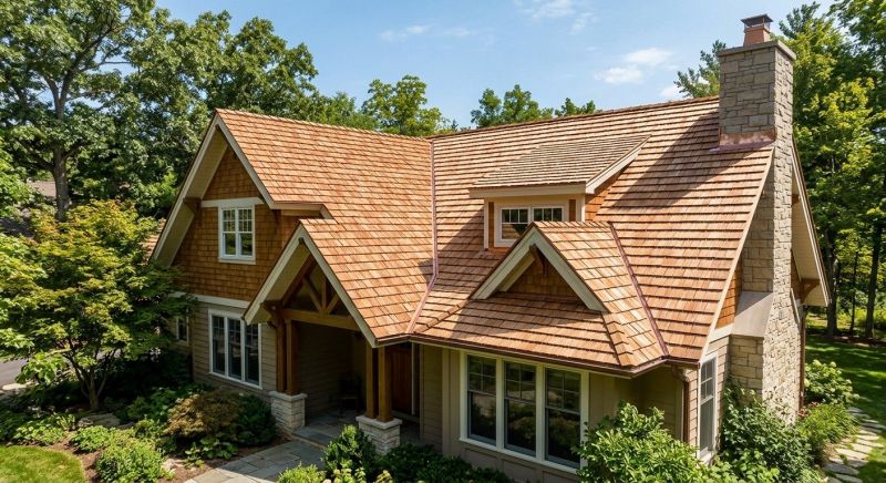 Cedar Shake Roof Construction in Newbury, OH
