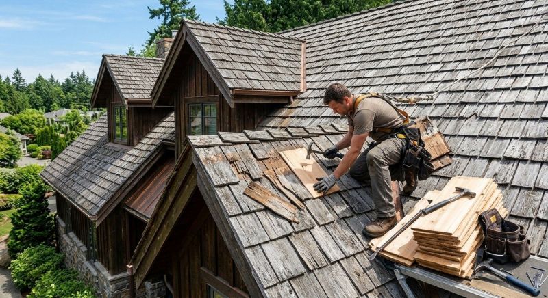 Cedar Shingles Repair in Geauga County, OH