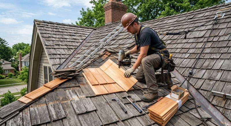 Cedar Shingles Repair in Perry, OH