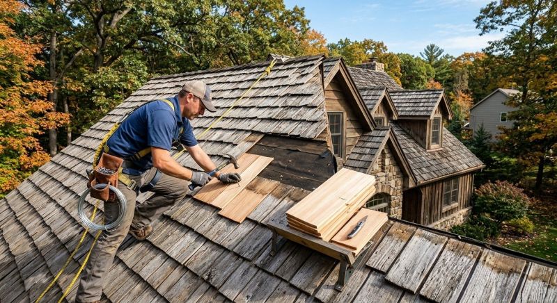 Cedar Shingles Repair in Solon, OH