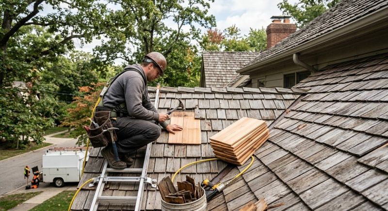 Cedar Shingles Repair in Solon, OH
