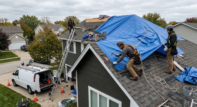 Collapsing Roof Repair in Lake County, OH