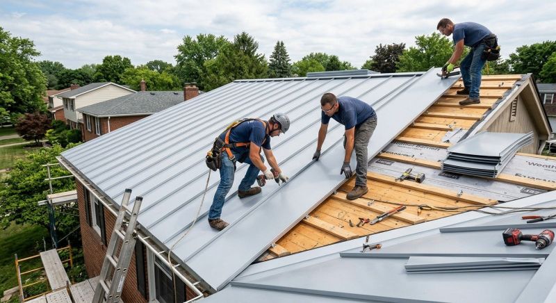Copper Roof Installation in Lake County, OH