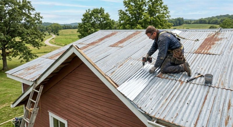 Corrugated Roof Repair in Wickliffe, OH