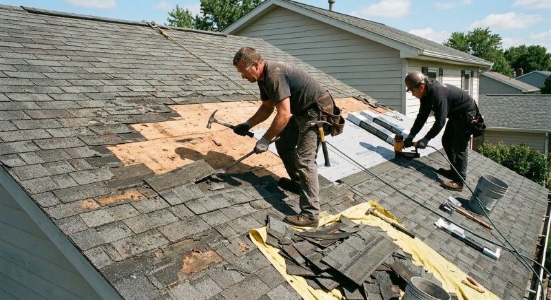 Damaged Roof Repair in Solon, OH
