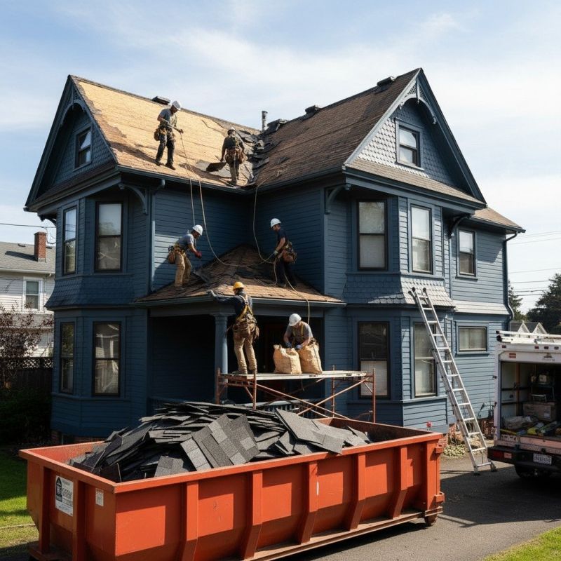 Damaged Roof Replacement in Chardon, OH
