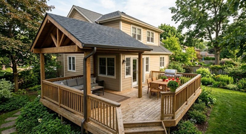 Deck Roof Construction in Lake County, OH