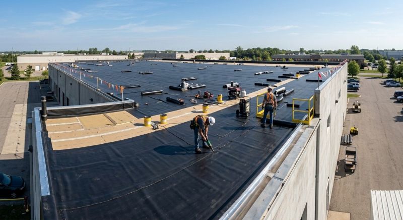 Epdm Roof Installation in Lake County, OH