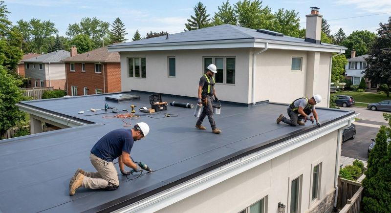 Flat Roof Installation in Chagrin Falls, OH