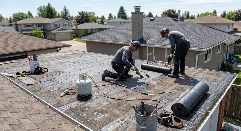 Flat Roof Leak Repair in Lake County, OH