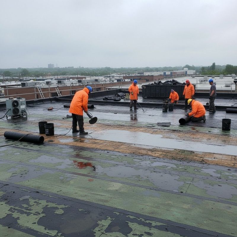 Flat Roof Repair in Painesville, OH