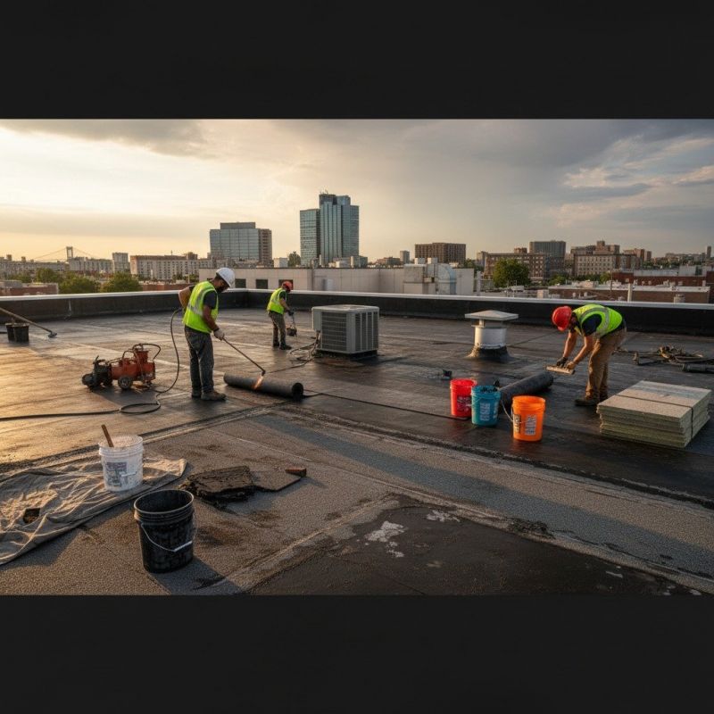 Flat Roof Repair in Wickliffe, OH