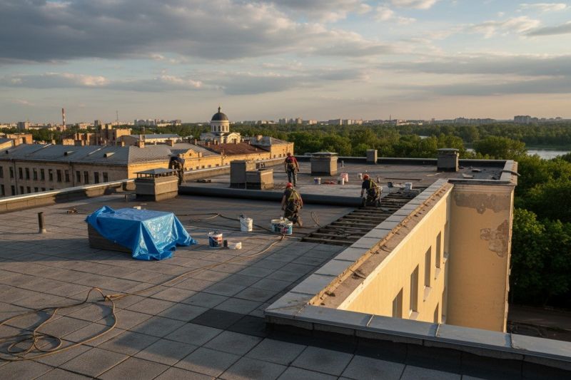 Flat Roof Replacement in Eastlake, OH