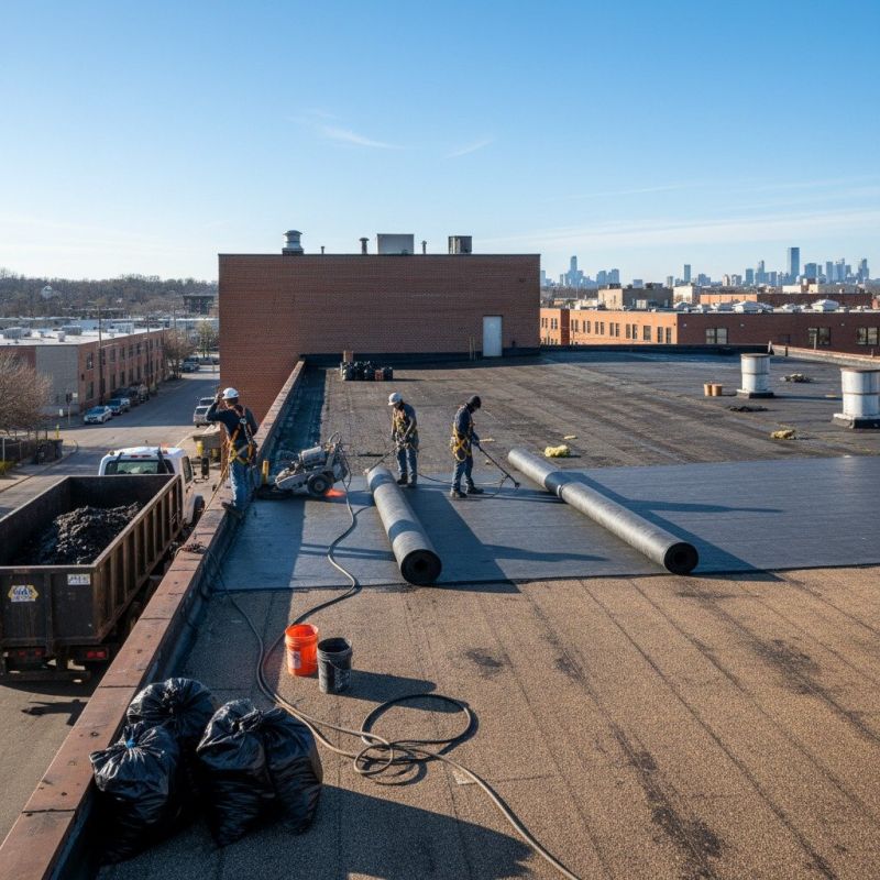 Flat Roof Replacement in Geauga County, OH