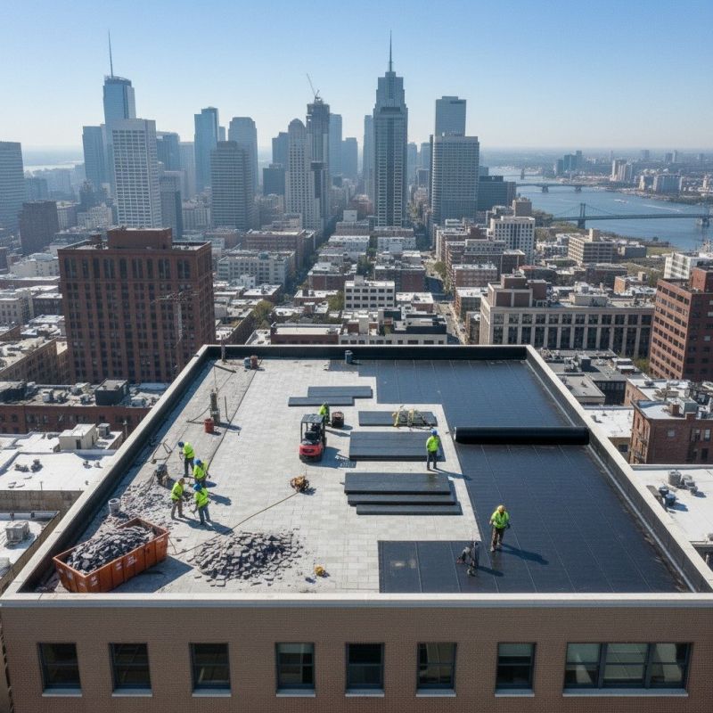 Flat Roof Replacement in Mentor, OH