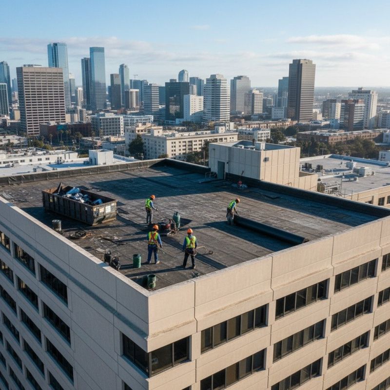 Flat Roof Replacement in Solon, OH