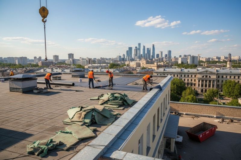Flat Roof Replacement in Solon, OH
