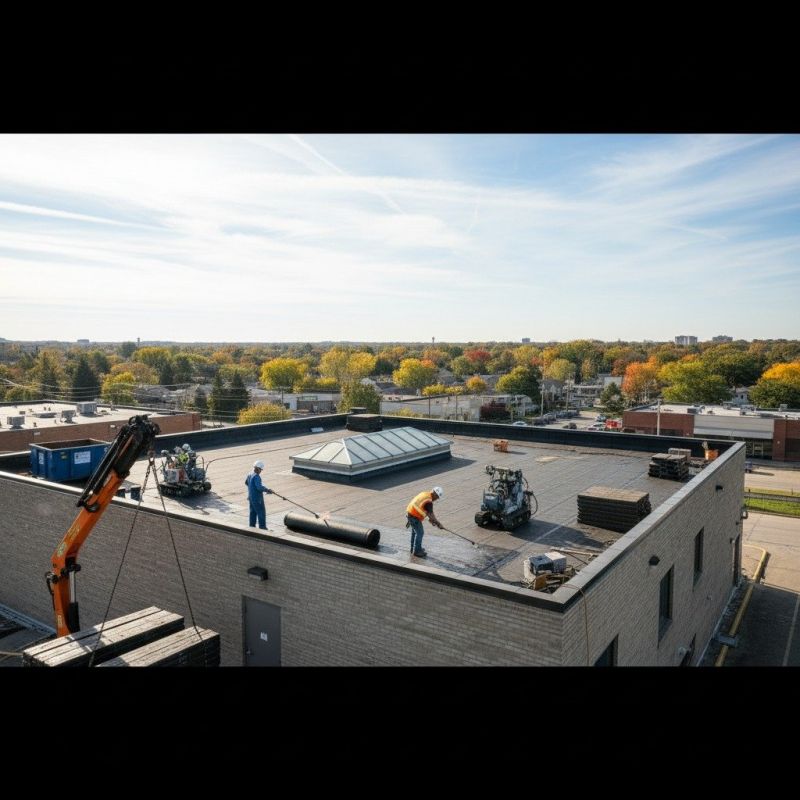 Flat Roof Replacement in Wickliffe, OH
