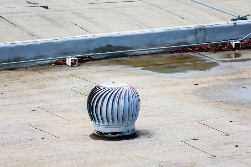 Flat Roof Vent Installation in Lake County, OH