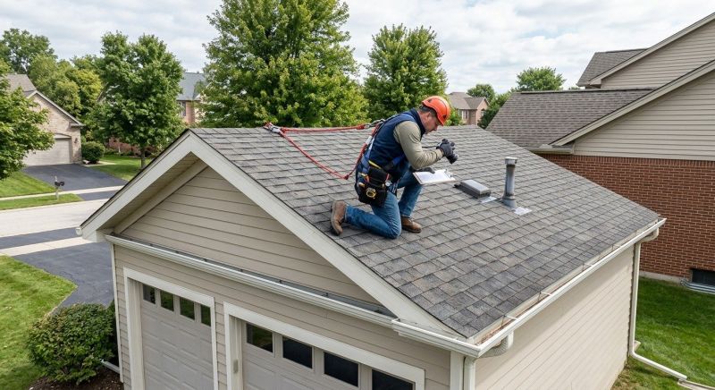 Garage Roof Inspection in Lake County, OH