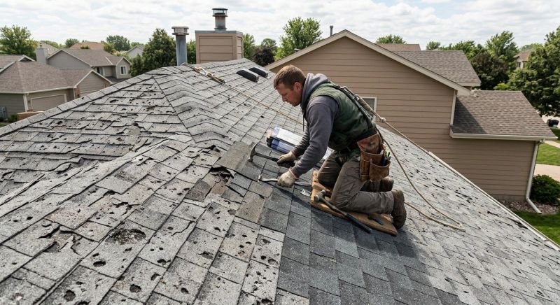 Hail Damage Roof Repair in Lake County, OH