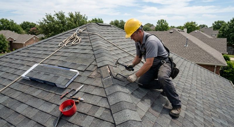 Hip Roof Shingle Repair in Lake County, OH