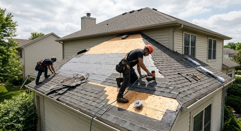 Hip Roof Shingle Replacement in Lake County, OH