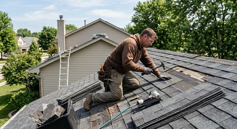 House Roof Repair in Lake County, OH