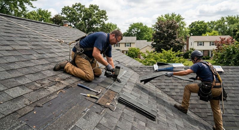 House Roof Repair in Madison, OH