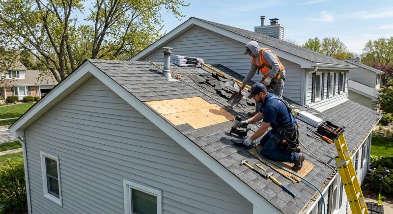 House Roof Repair in Willoughby, OH