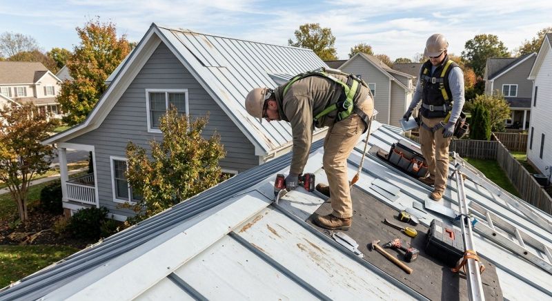 Metal Roof Repair in Newbury, OH
