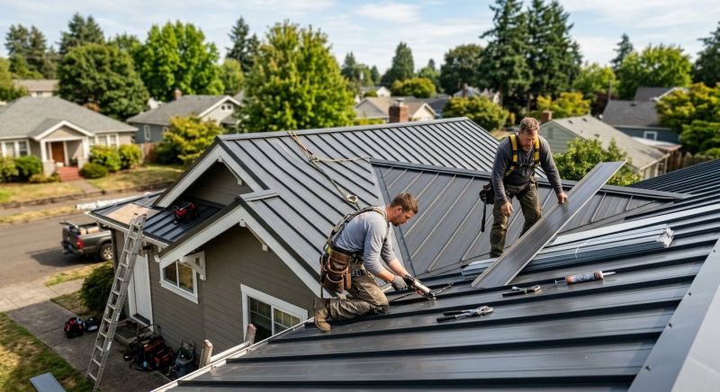 Metal Roof Repair in Solon, OH