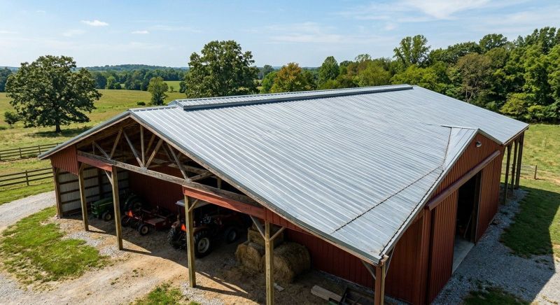 Pole Barn Roof Repair in Lake County, OH