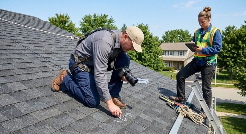 Roof Damage Inspection in Solon, OH