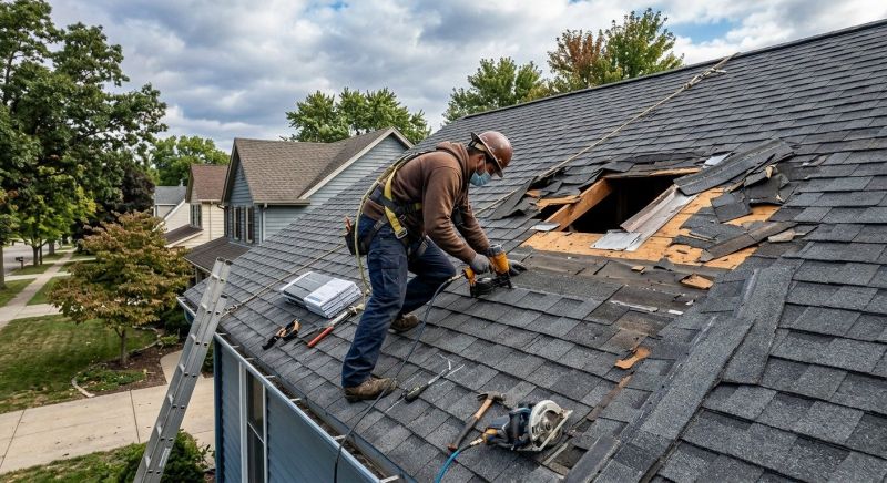 Roof Damage Repair in Lake County, OH