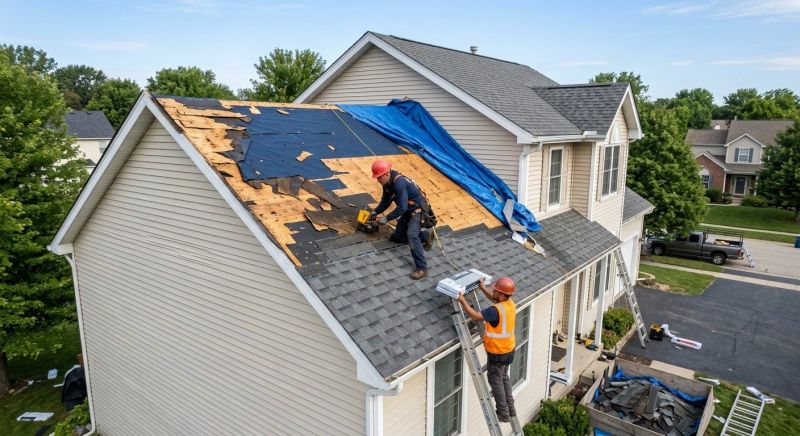 Roof Damage Restoration in Chesterland, OH