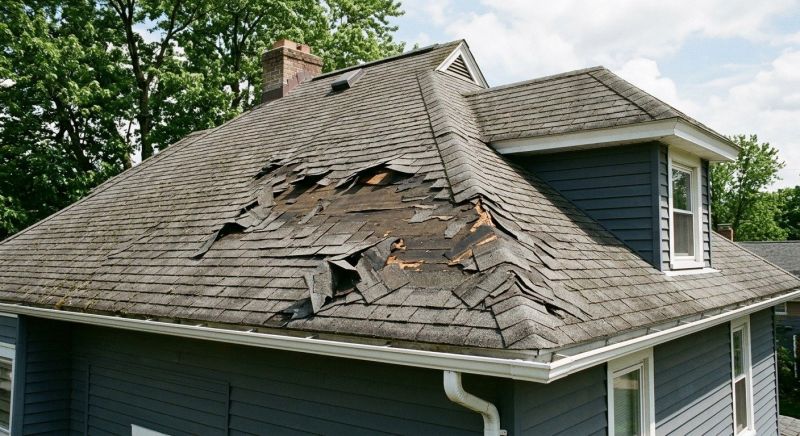 Roof Damage Restoration in Madison, OH